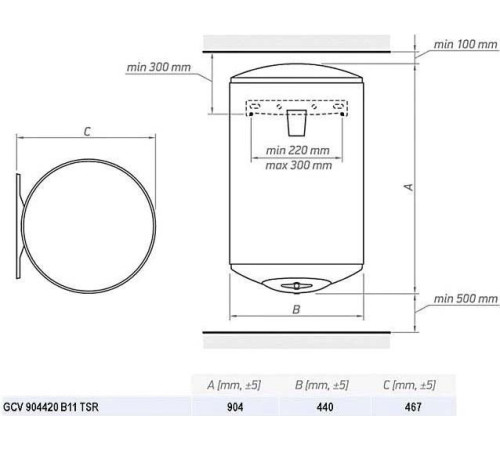 Бойлер Tesy Bilight 90 GCV 904420 B11 TSR