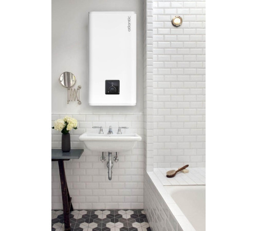 Водонагреватель (бойлер) электрический накопительный Atlantic Vertigo Steatite Essential 80 MP 065 2F-220E-S (1500W) (841307)