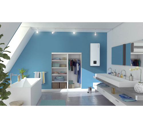 Водонагреватель (бойлер) электрический накопительный Atlantic Vertigo Steatite Essential 100 MP 080 2F 220E-S (1500W) (851321)