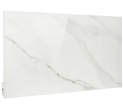 Керамічна електронагрівальна панель з терморегулятором Ardesto HCP-1000RWTM (білий мармур)