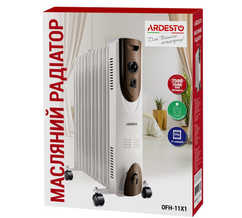 Масляный радиатор Ardesto OFH-11X1
