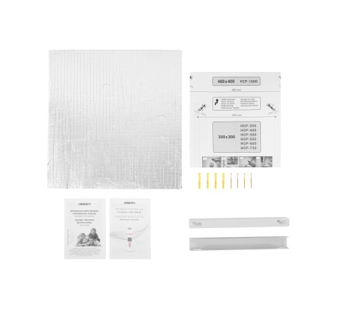 Керамічна електронагрівальна панель Ardesto HCP-1000RBK (чорна)