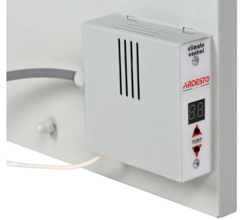 Керамічна електронагрівальна панель з терморегулятором Ardesto HCP-1000RWTM (білий мармур)