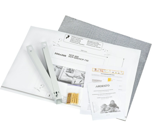 Керамическая электронагревательная панель Ardesto HCP-600BGM (бежевый мрамор)