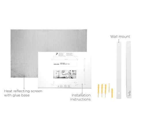 Керамическая электронагревательная панель Ardesto HCP-400BGM (бежевый мрамор)