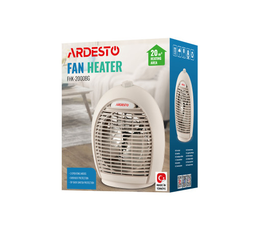 Тепловентилятор Ardesto FHK-2000BG