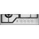 Варильна поверхня Electrolux GEE363MX газова