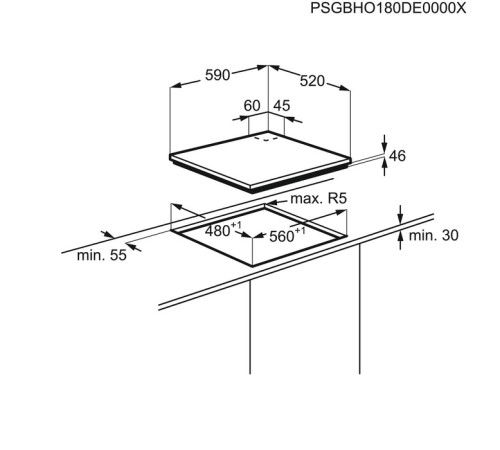 Варочная поверхность Electrolux GPE263YK