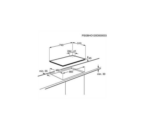 Варочная поверхность Electrolux GPE373YK