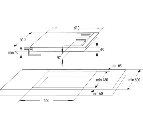 Варочная поверхность Gorenje GT641KB