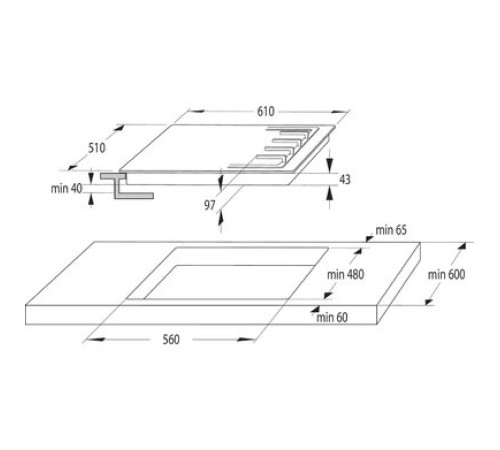 Варочная поверхность Gorenje GTW641KB