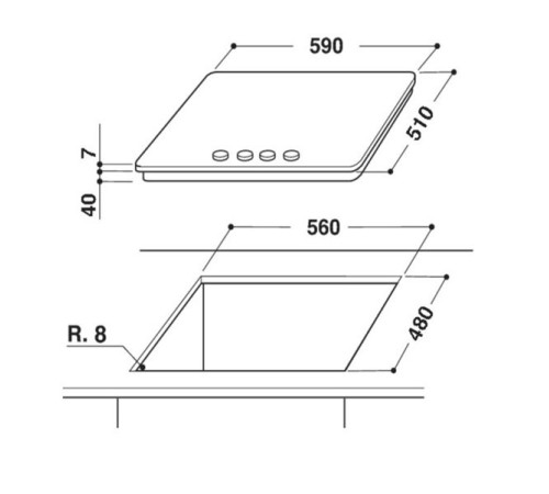 Варочная поверхность Whirlpool GMF6412/IX