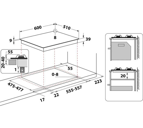 Варильна поверхня Whirlpool GMT6422AN