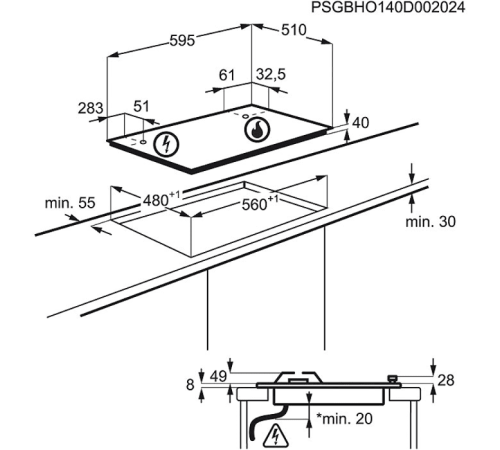 Варочная поверхность Zanussi GPZ363SW