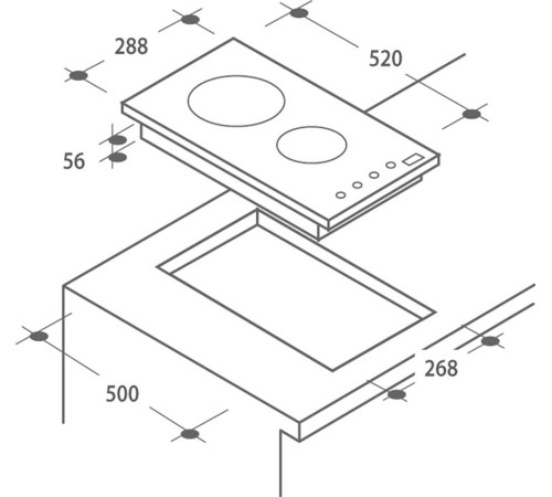 Варильна поверхня CANDY CID30/G3