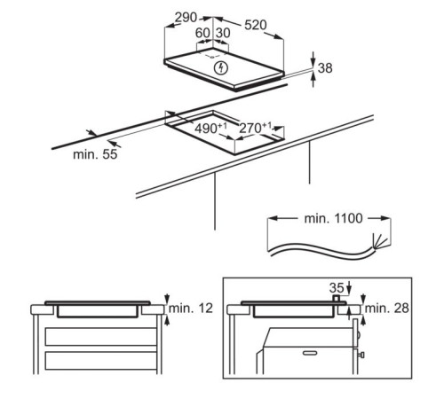 Варочная поверхность Electrolux CPE3242KC