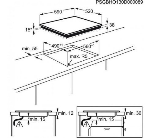 Варильна поверхня Electrolux CPE6433KX