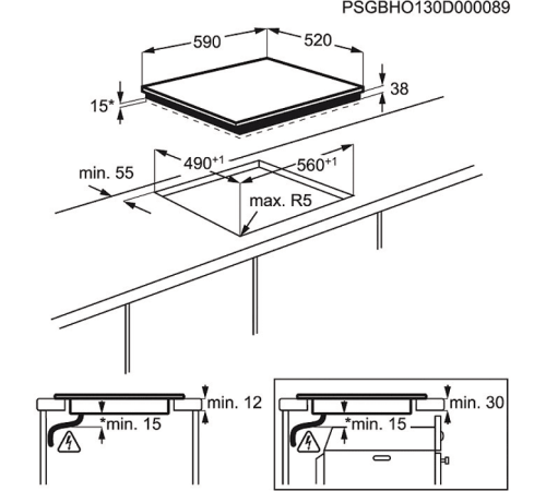 Варочная поверхность Electrolux CPE644RCC