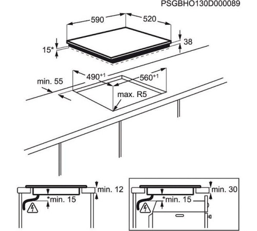 Варочная поверхность Electrolux EHF96547SW