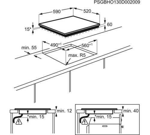 Варочная поверхность Electrolux EHH96240IK