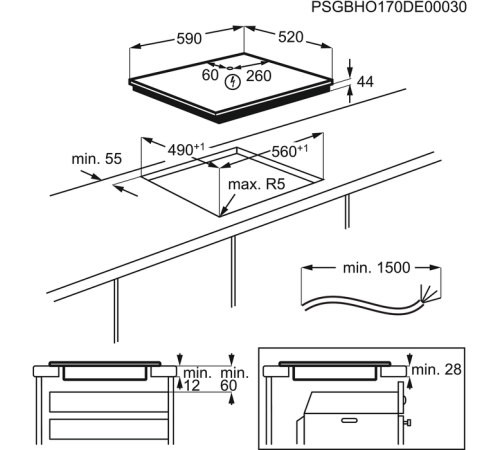 Варочная поверхность Electrolux IPE6440KF