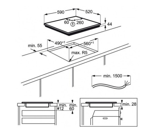 Варильна поверхня Electrolux IPE6454KF