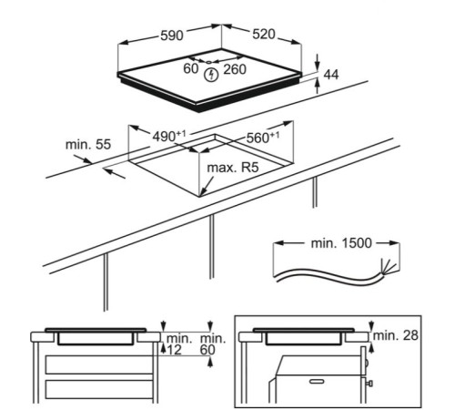 Варочная поверхность Electrolux IPEL644KC
