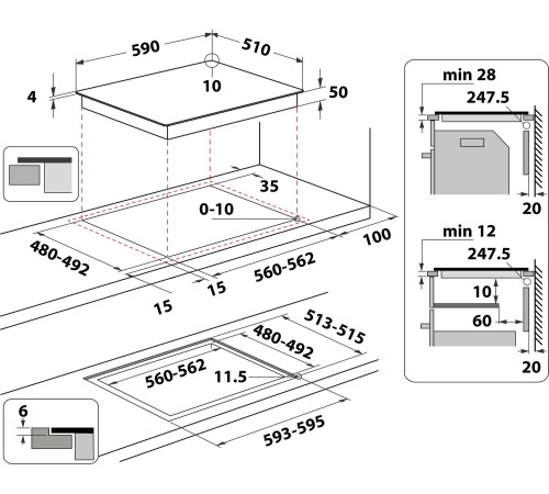Варильна поверхня Whirlpool WLS7960NE