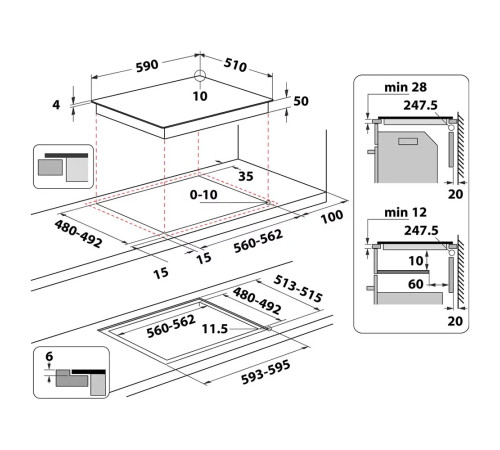 Варильна поверхня Whirlpool WLS7960NE
