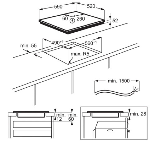 Варильна поверхня Zanussi IPZ642KC