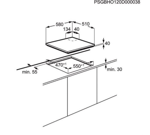 Варочная поверхность Electrolux EGE6182NOK