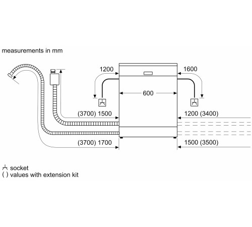 Встраиваемая посудомоечная машина Bosch SMV6ECX50K