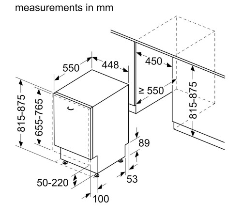 Встраиваемая посудомоечная машина Bosch SPH4EMX28E