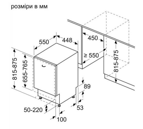 Встраиваемая посудомоечная машина Bosch SPH4EMX28K