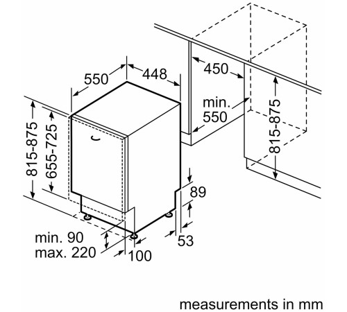 Встраиваемая посудомоечная машина Bosch SPV4XMX10K