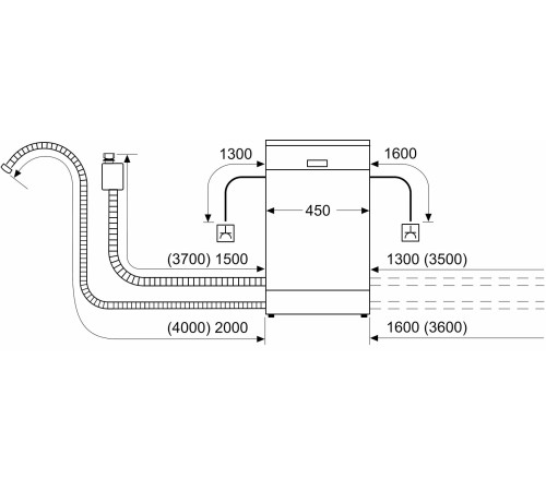 Встраиваемая посудомоечная машина Bosch SRV2IKX10K