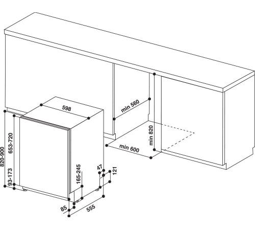 Посудомоечная машина Hotpoint-Ariston HI5010C