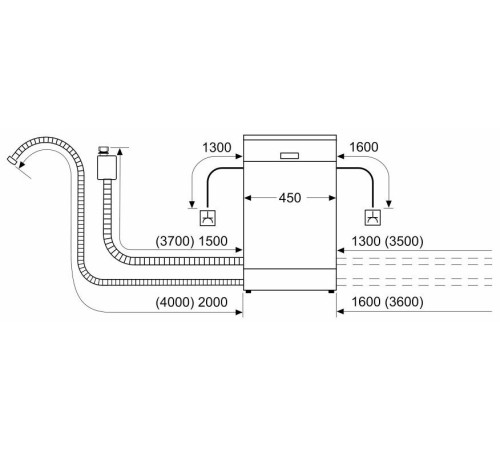 Встраиваемая посудомоечная машина Siemens SR65ZX16ME