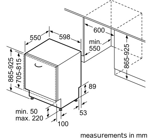 Встраиваемая посудомоечная машина Siemens SX75ZX48CE