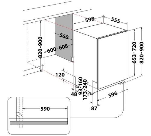 Посудомоечная машина Whirlpool WI3010