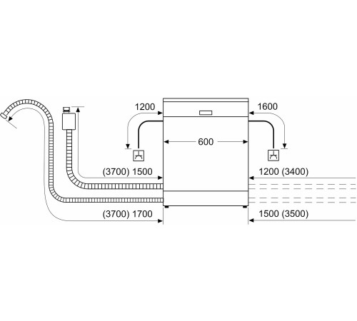 Посудомоечная машина Bosch SMS25AW01K