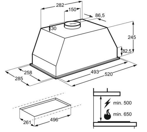 Вытяжка Electrolux LFG525K