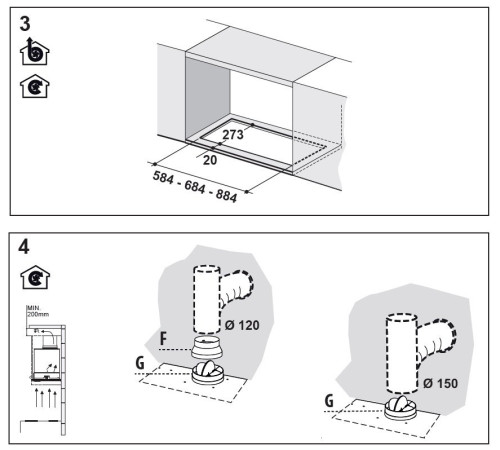 Вытяжка Franke Box Plus FBI FLUSH 702 XS (305.0553.930)