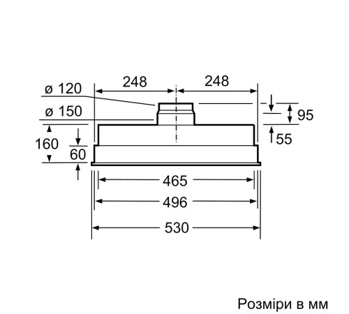 Вытяжка встраиваемая Siemens LB55565
