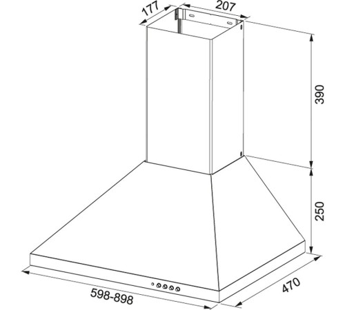 Вытяжка Franke FDL 665 XS