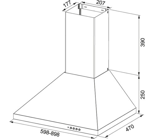 Вытяжка Franke FDL 665 XS