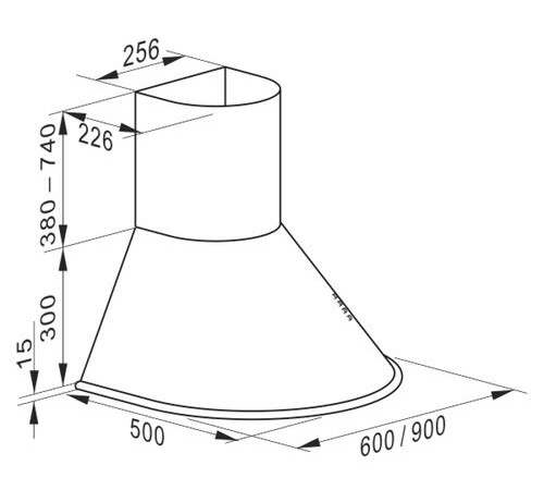 Вытяжка Kaiser A6423ELFBEECO