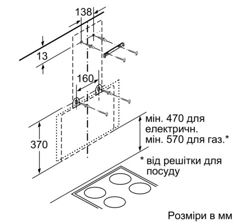 Вытяжка Bosch DWK66AJ60T