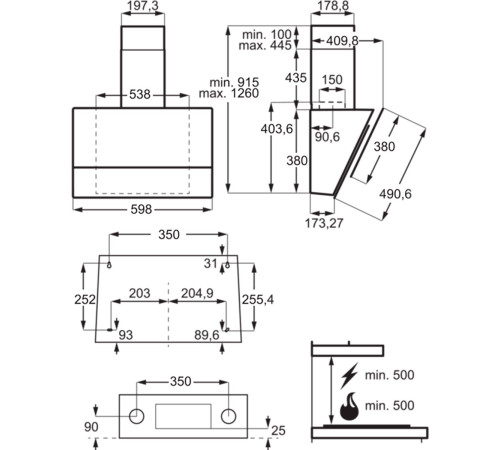 Вытяжка Electrolux LFV616W