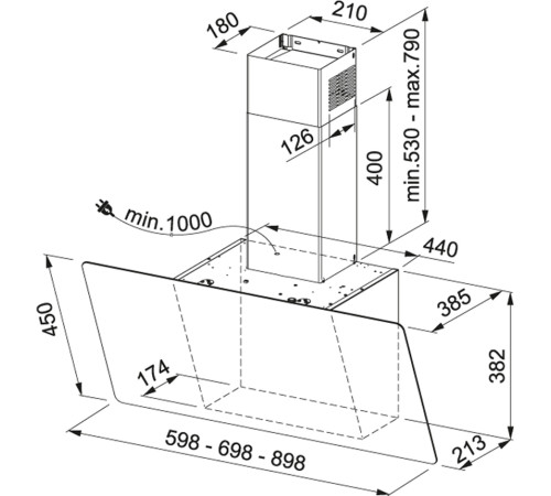 Вытяжка Franke FPJ 925 V BK/SS
